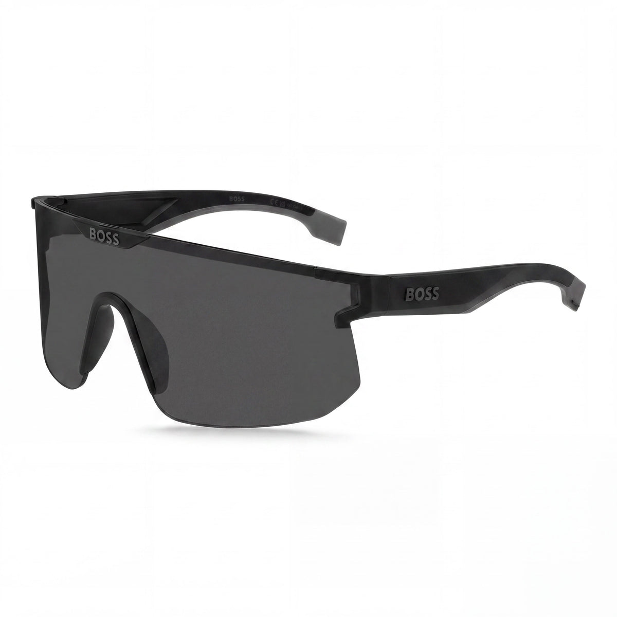 Gafas de sol Hugo Boss 1500/S negro mate con lentes gris/gris oscuro tipo máscara unisex, Photo 1