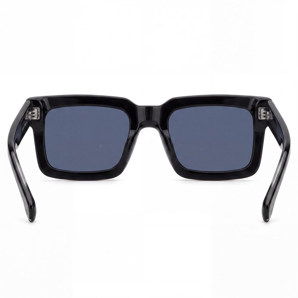 Hugo Boss Boss 1501/S Rectangle Sunglasses Men — side view, Non-Polarized Black Pattern Black lens
