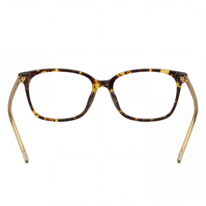 Hugo Boss 1526 Rectangle Eyeglasses Men — side view, Havana Yellow temples