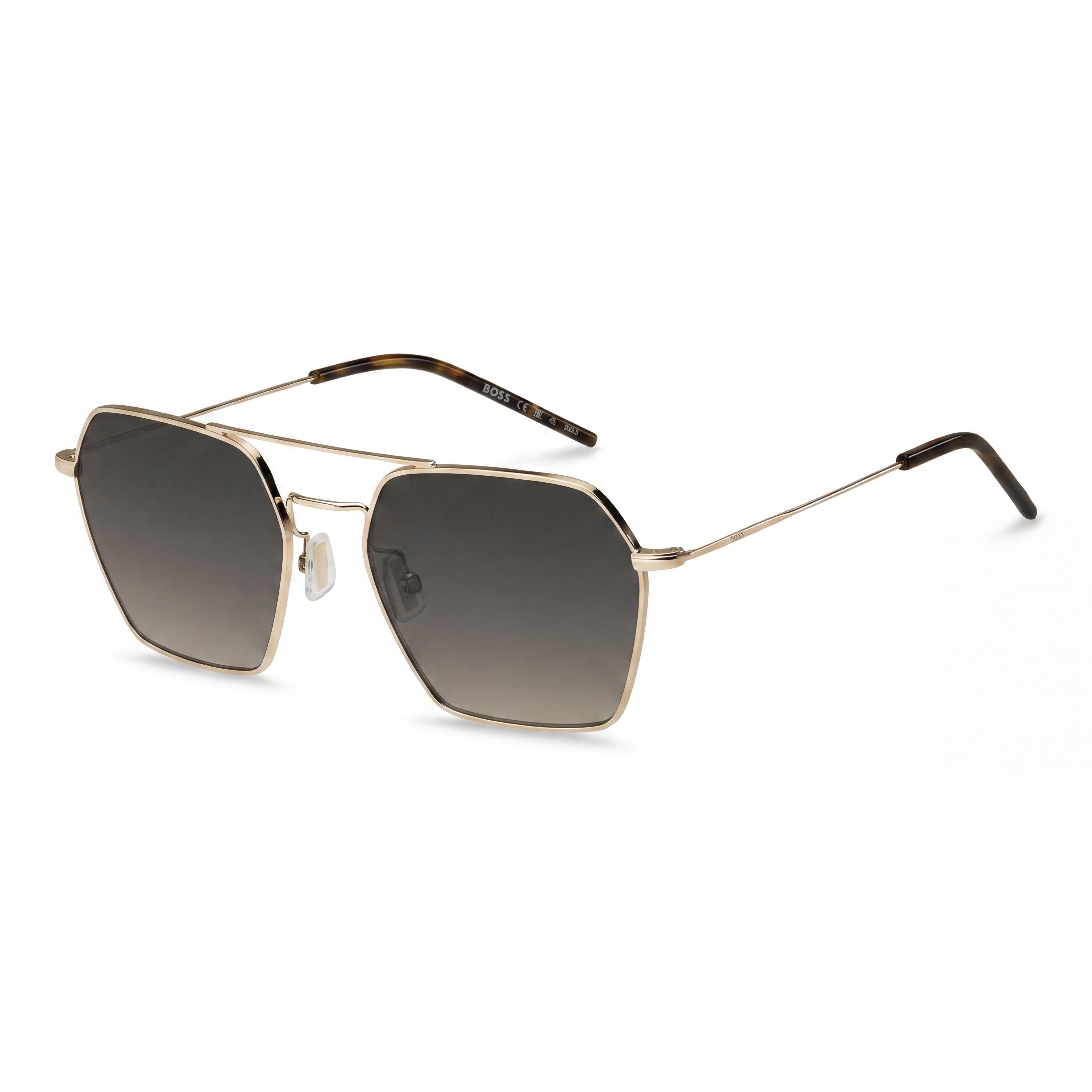 Hugo Boss 1533/S Rose Gold Rectangle Sunglasses for Women, 54mm, Photo 1
