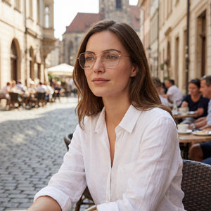 Hugo Boss 1534 Gold Eyeglasses Women — lifestyle wear, office and reading