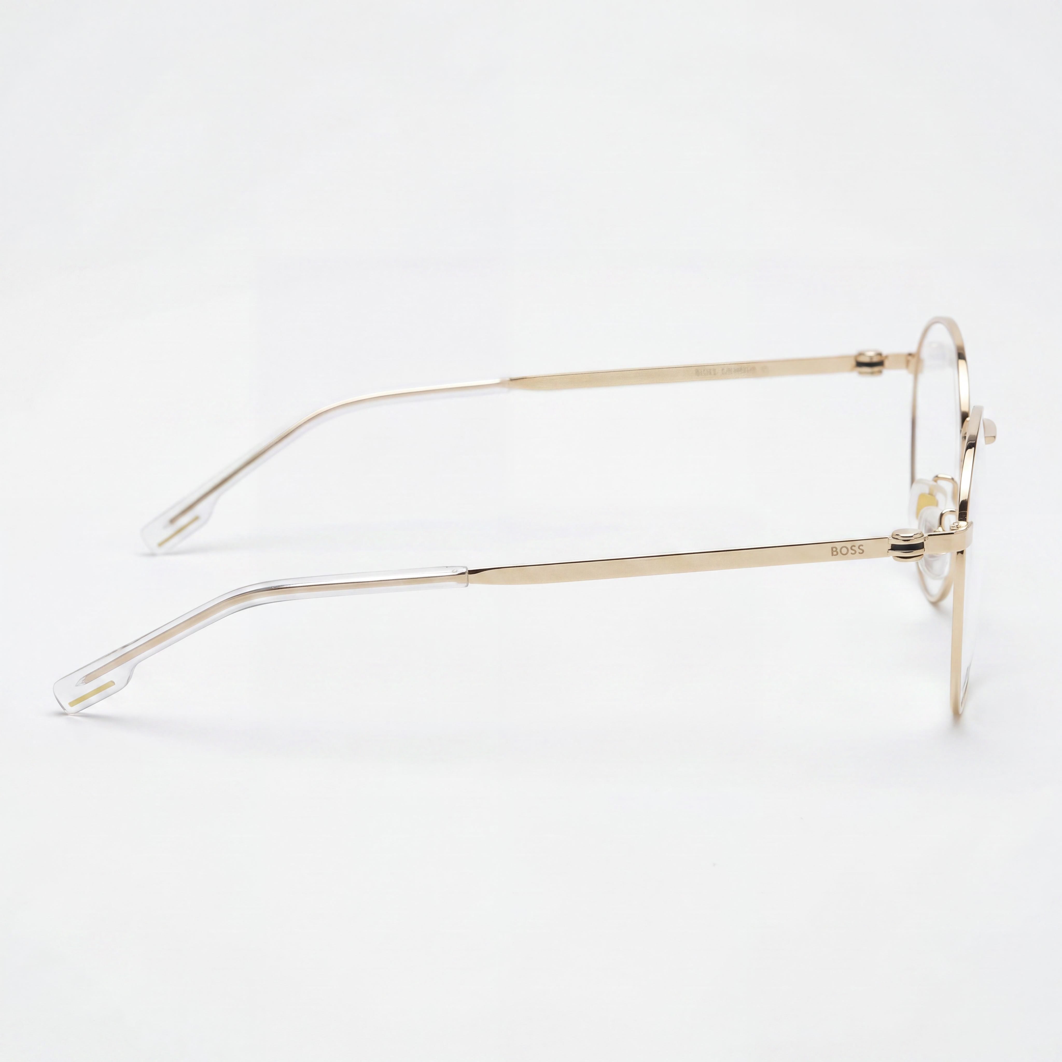 BOSS Audio Systems Gafas de sol modernas para hombre con montura de acero aleado dorado, lentes de policarbonato, protección UV 52 mm, Photo 2