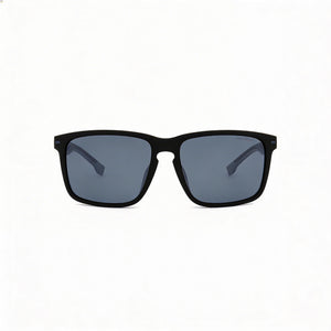 Hugo Boss BOSS 1542/F/S Rectangle Sunglasses Unisex — side view, Non-Polarized Dark Gray lens