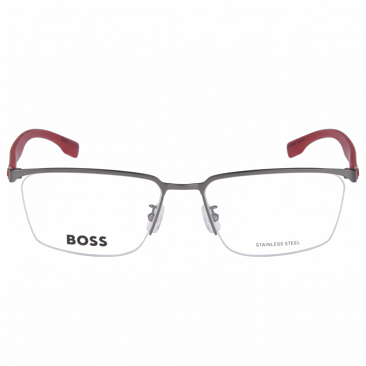 Gafas rectangulares Hugo Boss 1543/f plateadas para hombre, acero aleado 57 mm, Photo 2