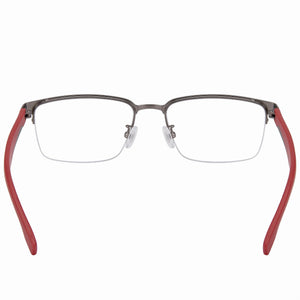 Hugo Boss 1543/F Rectangle Eyeglasses for Men — interior view, Polycarbonate demo lenses