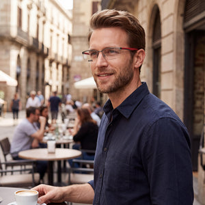 Hugo Boss 1543/F Silver Eyeglasses Men — lifestyle wear, office and reading