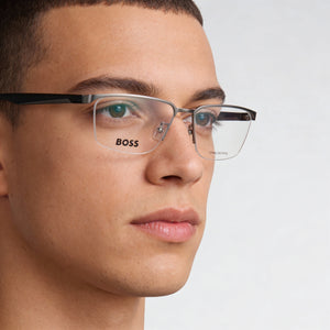 Hugo Boss 1543/F Silver Eyeglasses Men — lifestyle wear, office and reading