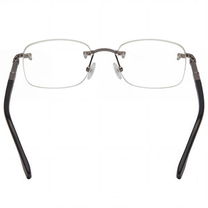 Hugo Boss 1551/C Rectangle Eyeglasses for Men — interior view, Plastic demo lenses