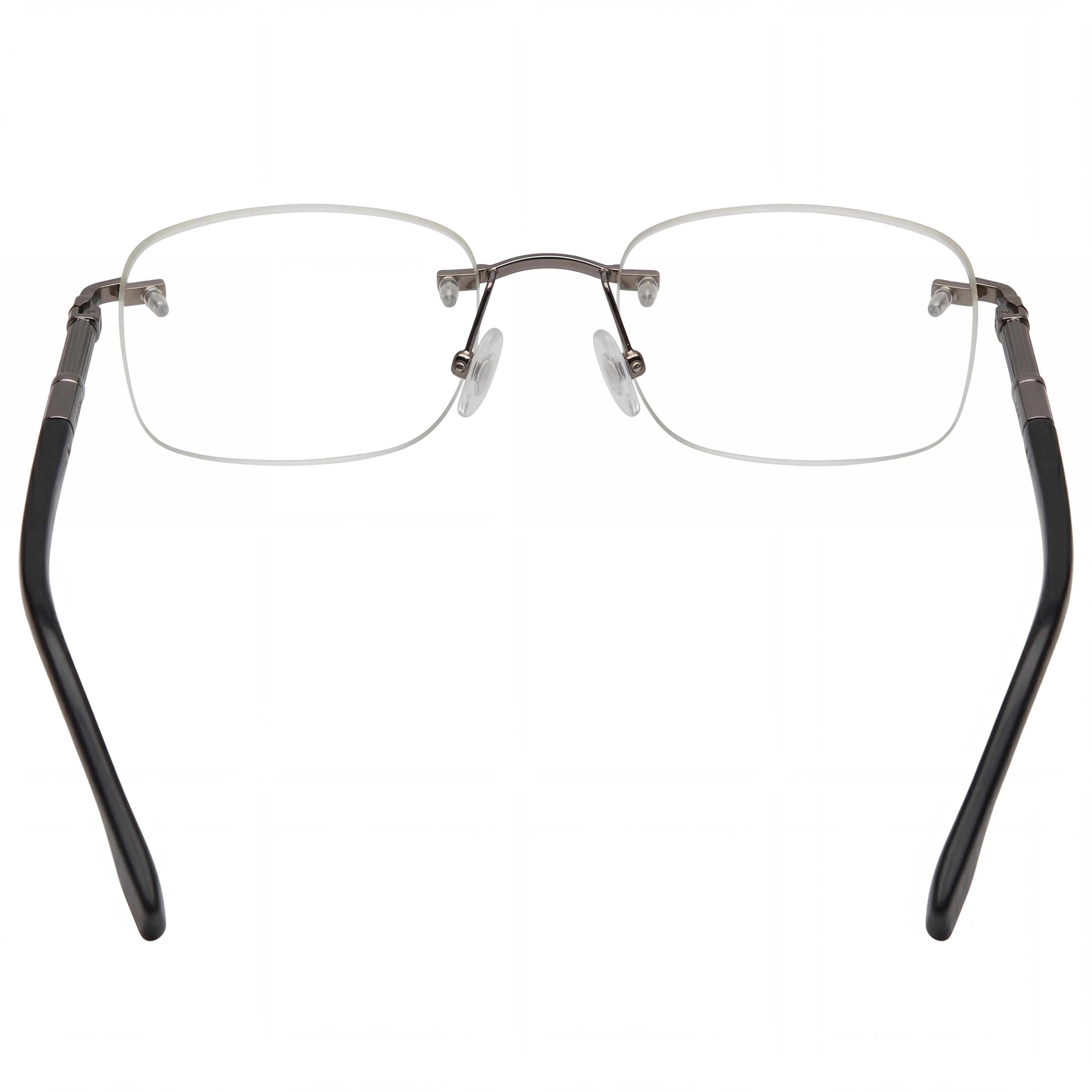 Gafas Hugo Boss 1551/C rectangulares negras para hombre, metal 54 mm, Photo 4