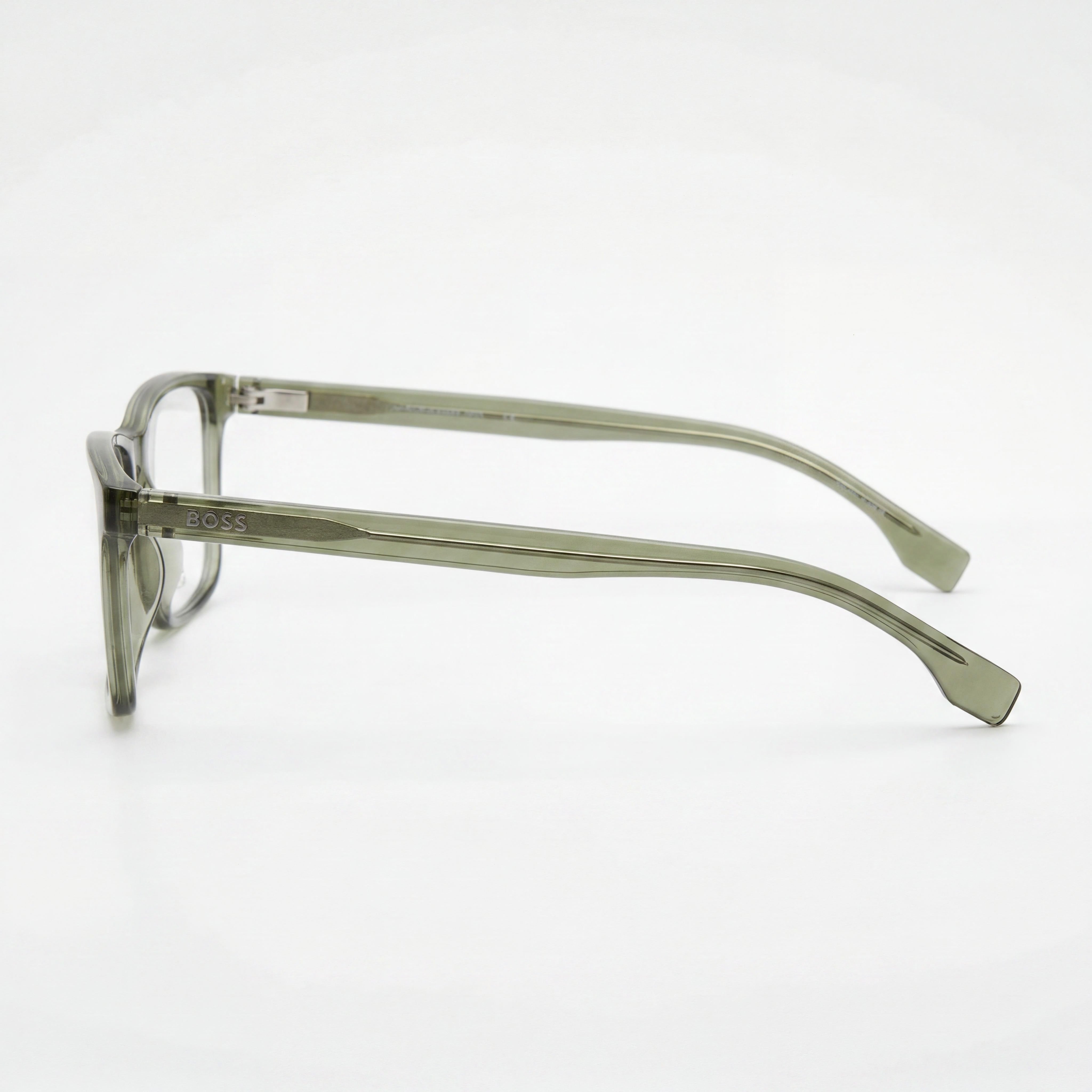 Hugo Boss 1570 Green Rectangle Eyeglasses Unisex, Plastic 54mm, Photo 2