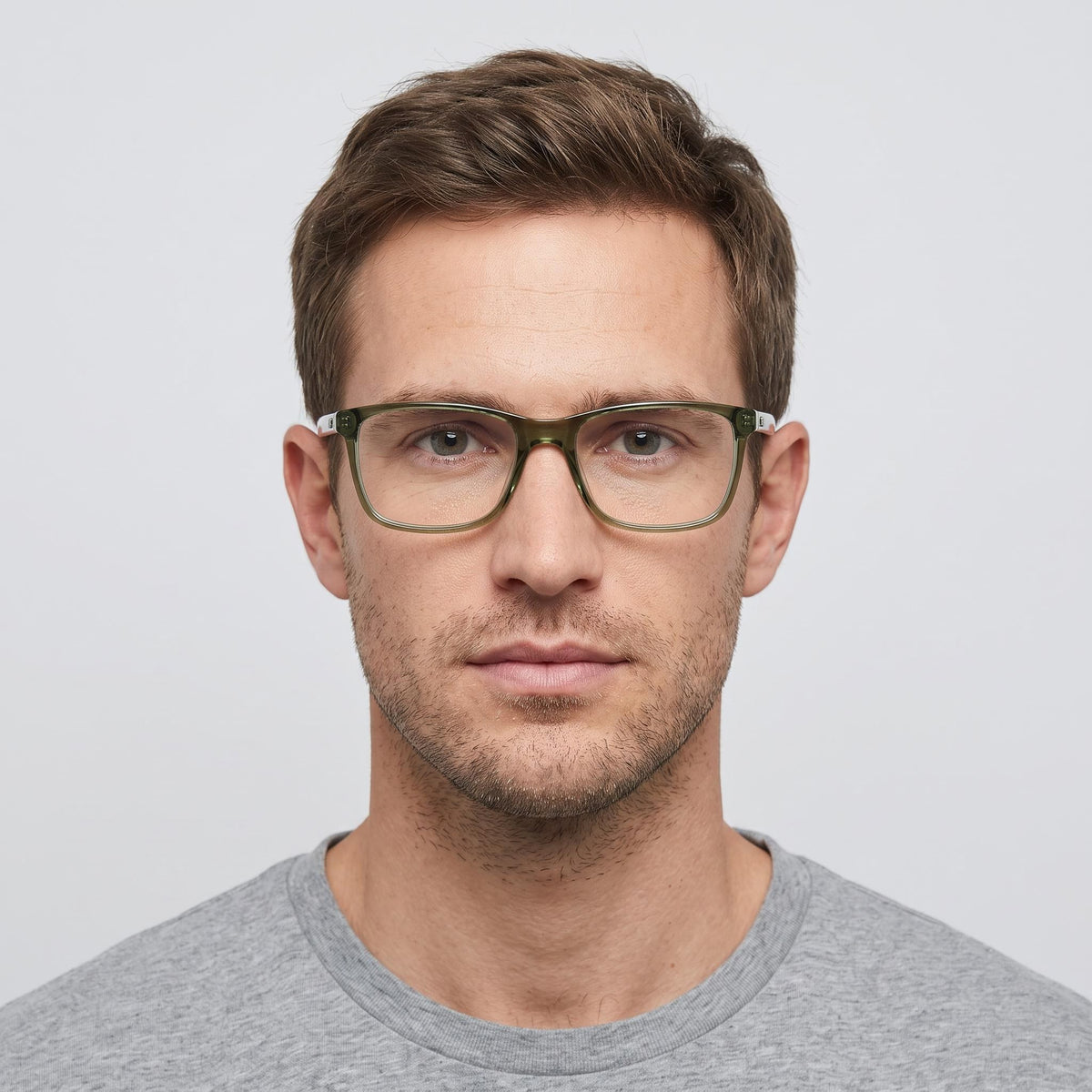 Gafas de ver rectangulares verdes Hugo Boss 1570 unisex, de plástico, 54 mm, Photo 5