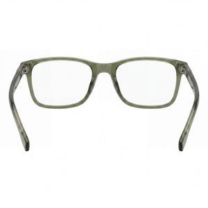 Hugo Boss 1570 Rectangle Eyeglasses Unisex — side view, Green Plastic temples