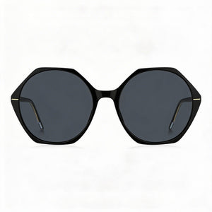 Hugo Boss BOSS 1585/S Round Sunglasses Unisex — front view, Acetate frame