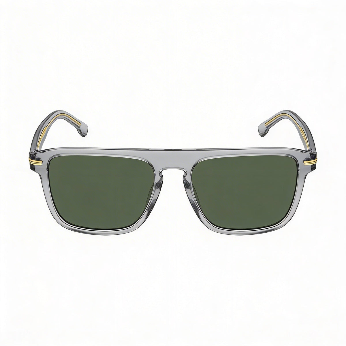 Gafas de sol rectangulares Hugo Boss gris verde para mujer, 56 mm, Photo 2