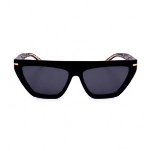 Hugo Boss 1609/S Cat Eye Sunglasses for Women — front view, Metal frame