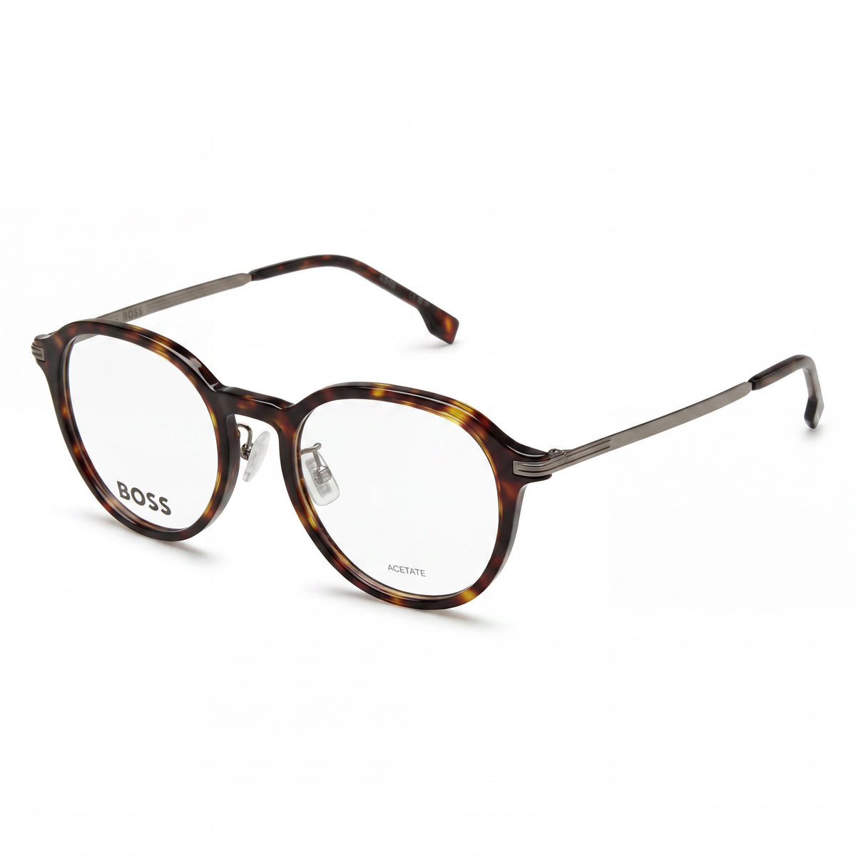 Gafas redondas Hugo Boss 1615/F Havana para hombre, acetato de 52 mm, Photo 1