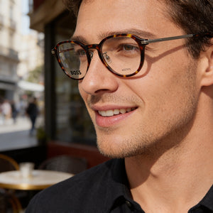 Hugo Boss 1615/F Havana Eyeglasses Men — lifestyle wear, office and screen work
