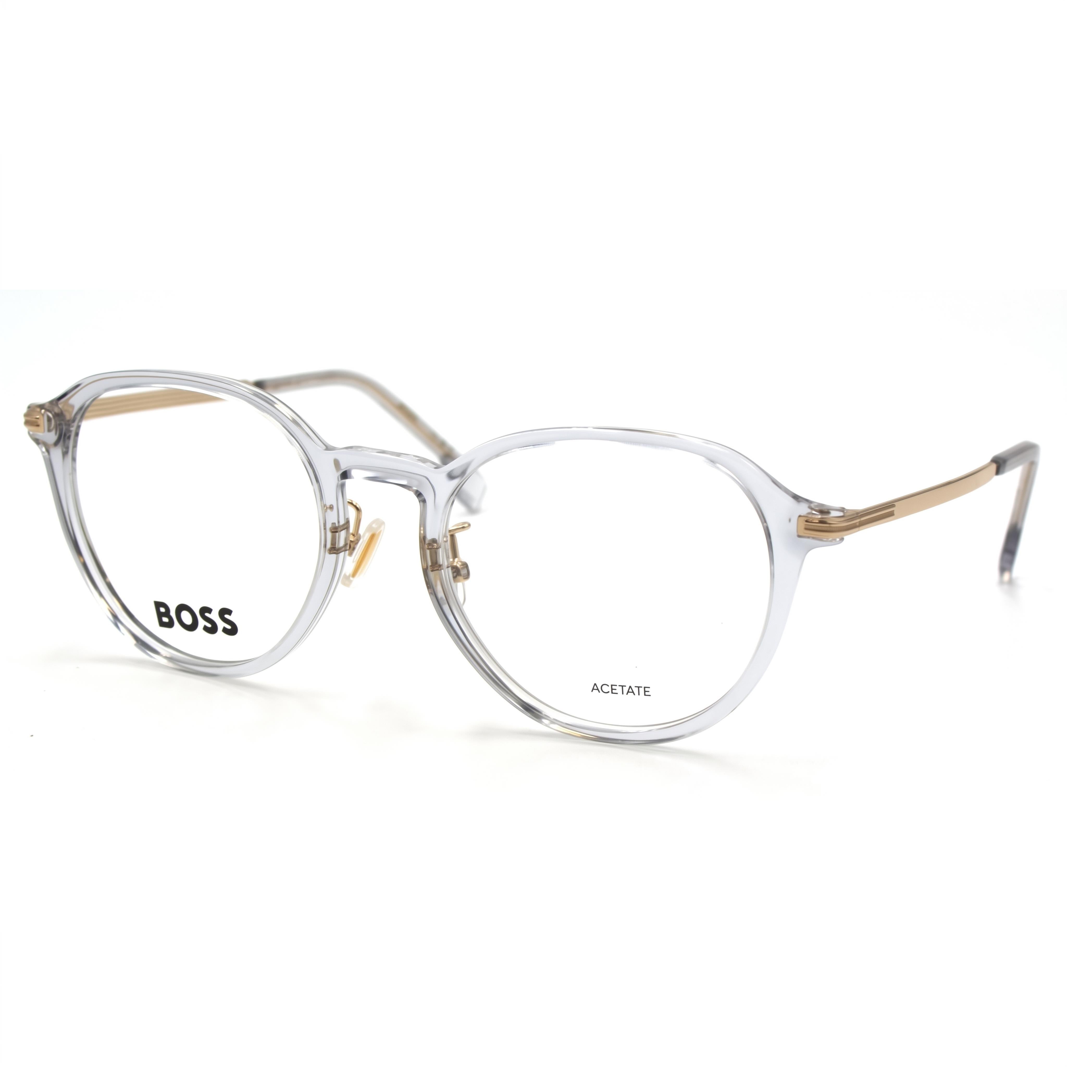 Gafas Hugo Boss 1615/F redondas para hombre, acetato de 52 mm, Photo 1