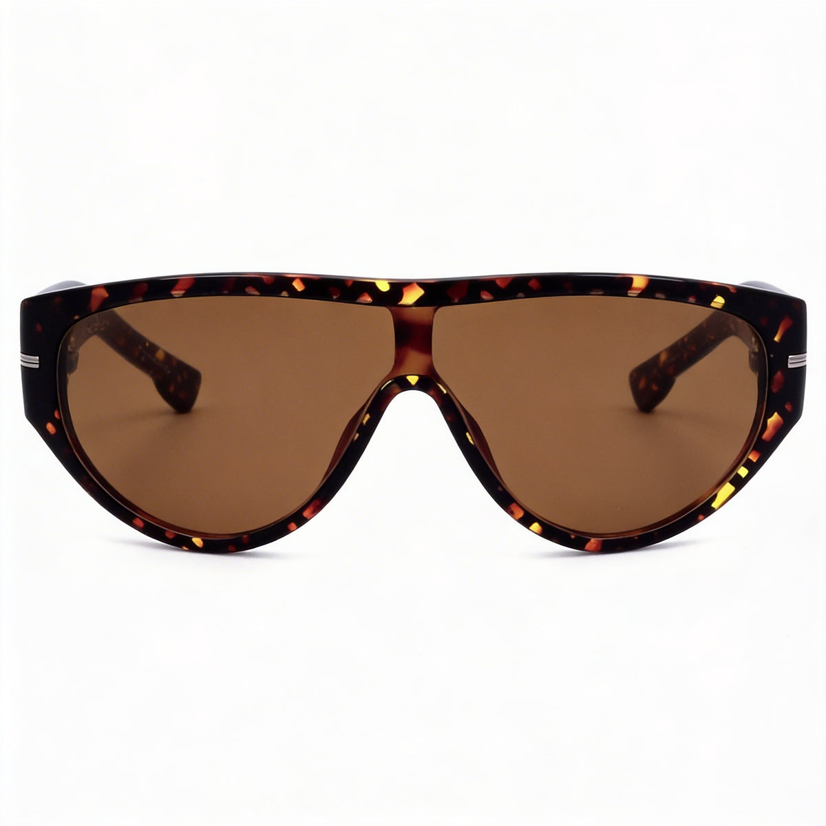 Gafas de sol Hugo Boss 1623/S con diseño de escudo y patrón habana para hombre, Photo 2