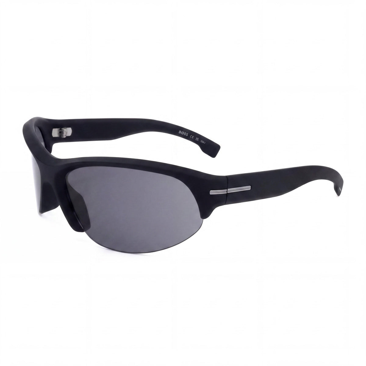 Hugo Boss 1624/S Black Rectangle Sunglasses for Men, 69mm, Photo 1