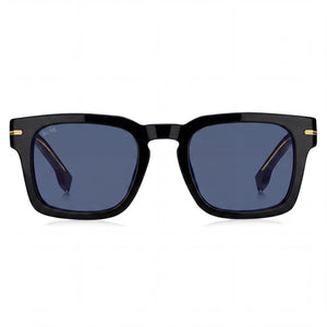 Hugo Boss 1625/S Square Sunglasses for Men — front view, ECO Acetate frame
