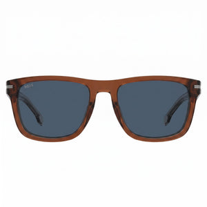 Hugo Boss 1626/S Square Sunglasses for Men — front view, Eco acetate frame