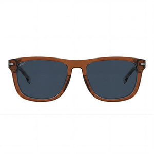 Hugo Boss Boss 1626/S Rectangle Sunglasses for Men — front view, Eco acetate frame