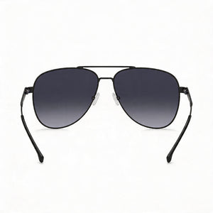 Hugo Boss 1641-S Aviator Sunglasses Men — side view, Non-Polarized Matte Dark Ruthenium lens