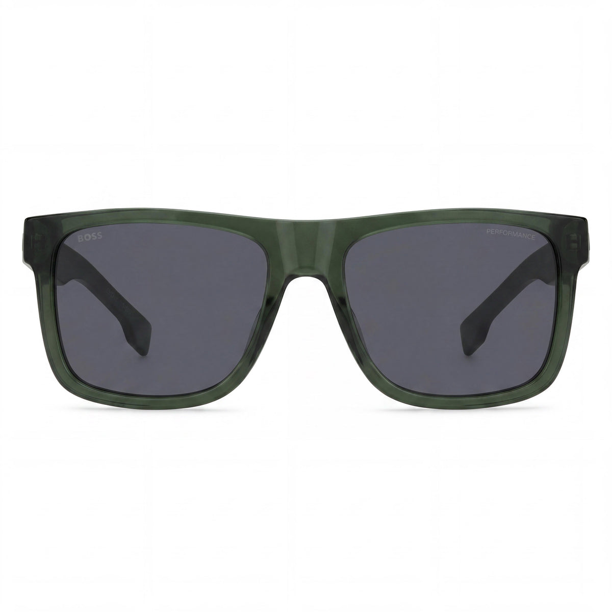 Hugo Boss 1647/S Green Rectangle Sunglasses for Men, 55mm, Photo 2