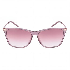 Hugo Boss Boss 1661/S Cat Eye Sunglasses for Women — front view, Light Acetate frame