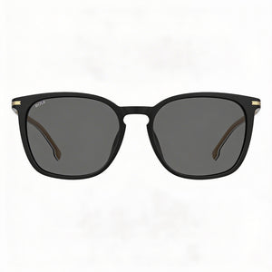 Hugo Boss 1668-F-Sk Square Sunglasses for Women — front view, Eco Acetate frame