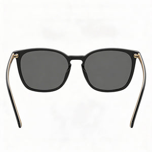 Hugo Boss 1668-F-Sk Square Sunglasses Women — side view, Non-Polarized Black lens
