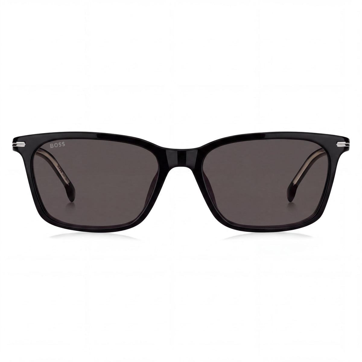 Hugo Boss 1669/F/SK Black Rectangle Sunglasses for Women, 56mm, Photo 2