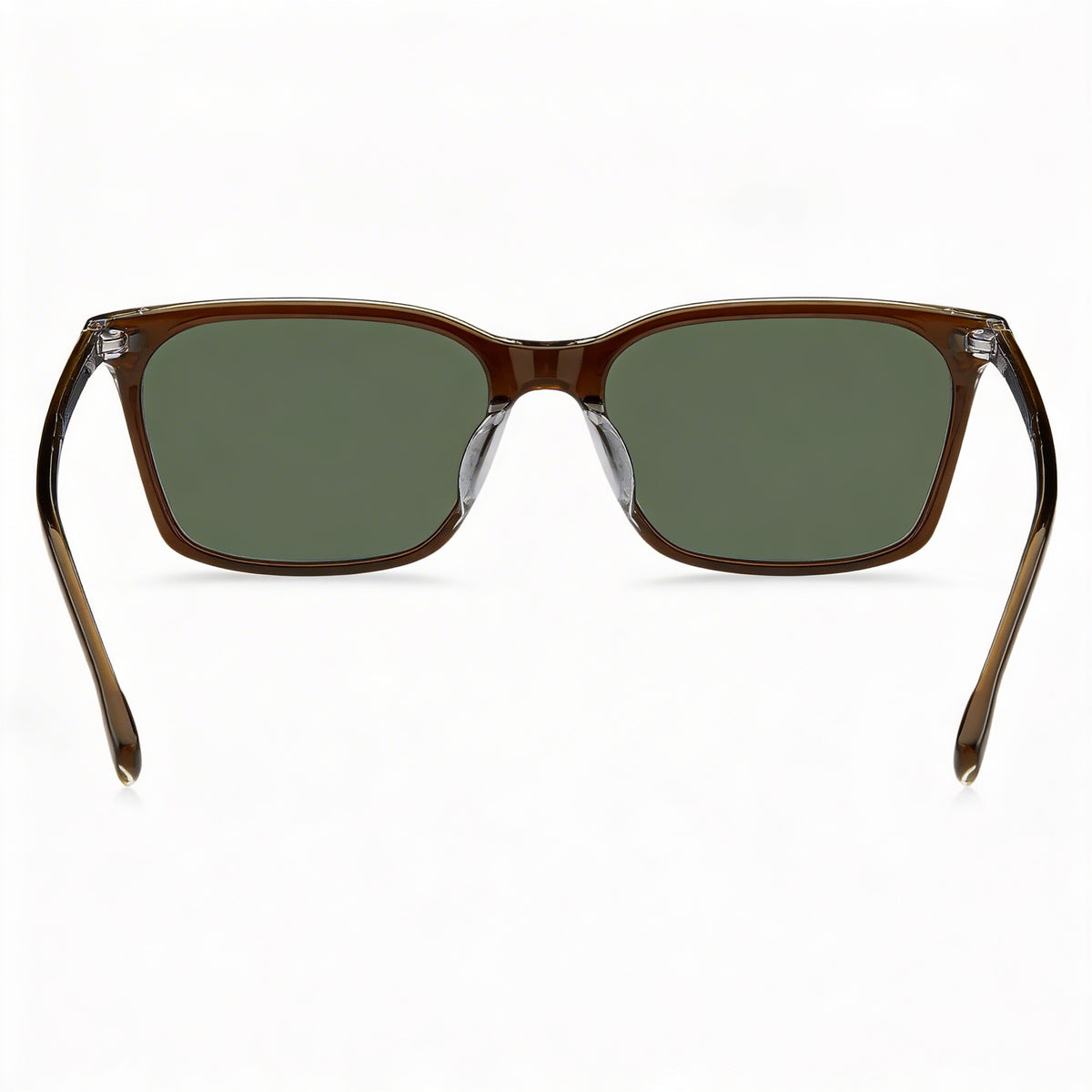 Gafas de Sol para Hombre Hugo Boss de Acetato Ecológico, Montura Marrón, Lentes Verdes, Protección UV del 100%, 56mm, Photo 2