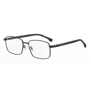 Hugo Boss 1715/F Black Rectangle Eyeglasses for Women, Carbon Fibre frame