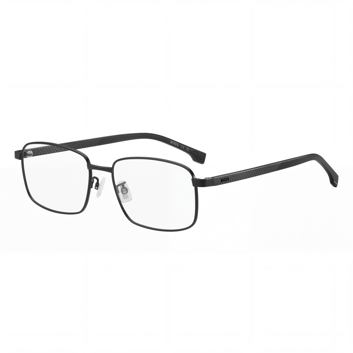 Hugo Boss 1715/F Matte Black Rectangle Eyeglasses for Women, Photo 1