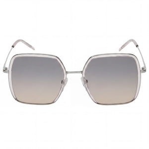 Hugo Boss 1783/S Square Sunglasses for Women — front view, Stainless Steel frame