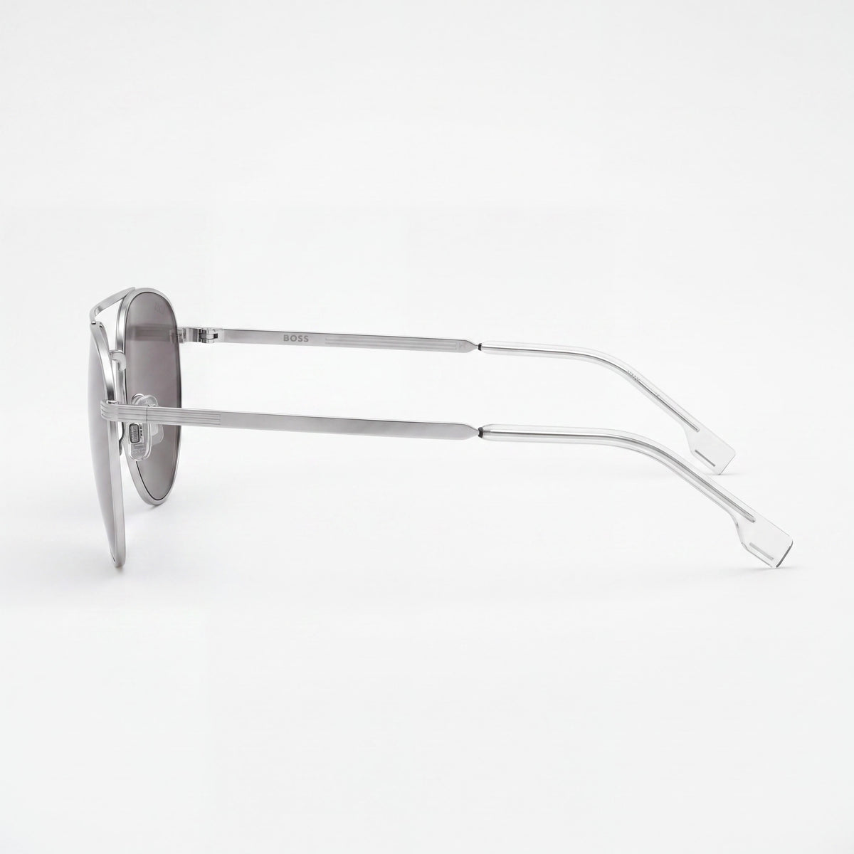 Hugo Boss 206808 Palladium Rectangle Sunglasses for Men, 53mm, Photo 3