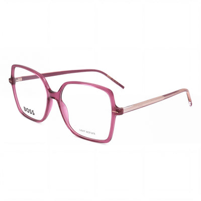 Hugo Boss 8cq Rectangle Eyeglasses for Women, Acetate frame
