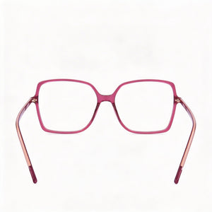 Hugo Boss Rectangle Eyeglasses Women — side view, 8cq Acetate temples