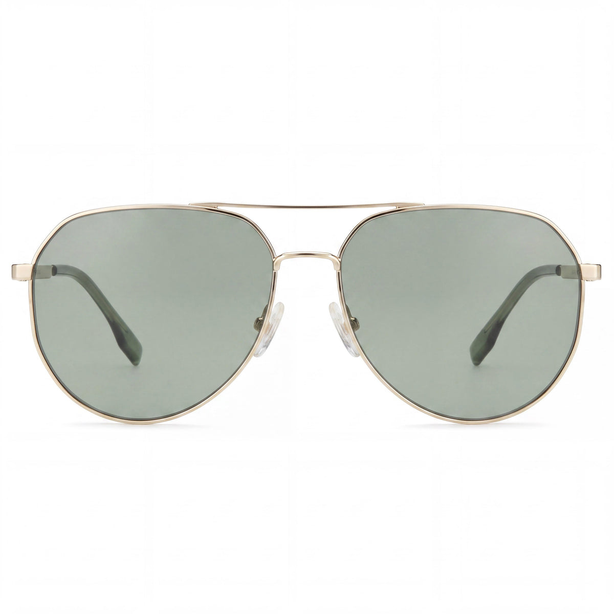 Gafas de sol Hugo Boss B1473fsk de piloto unisex de acero inoxidable con montura dorada 100% protección UV 61mm, Photo 2