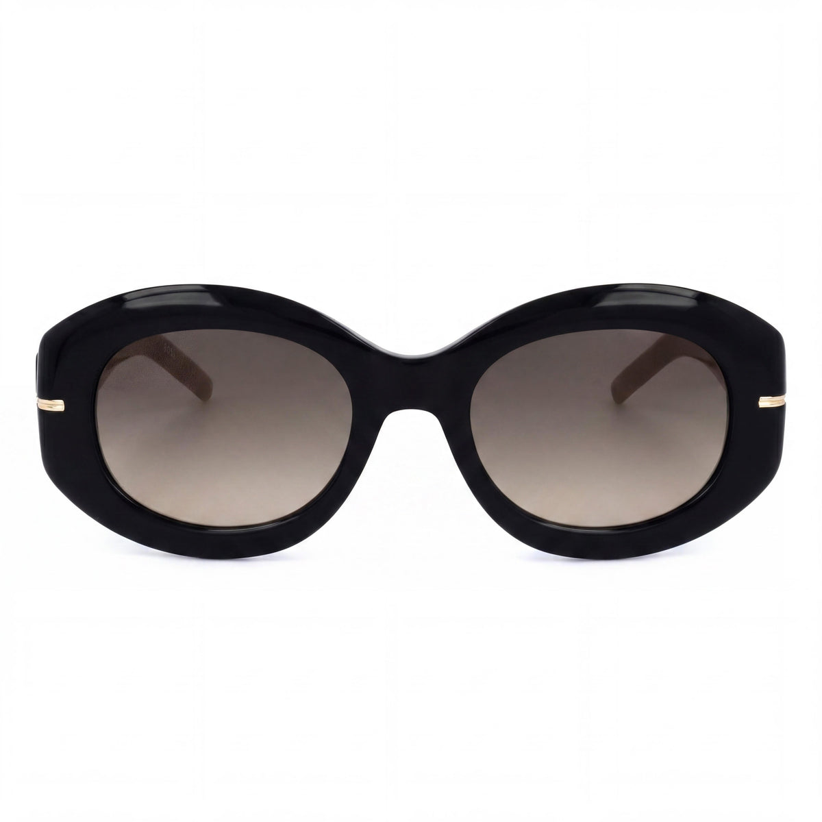Gafas de sol rectangulares Hugo Boss B1521/N/S en gris y marrón para mujer, 51mm, Photo 2