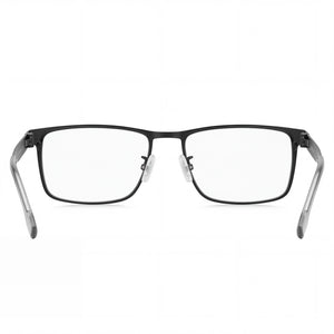 Hugo Boss Rectangle Eyeglasses for Women — interior view, Polycarbonate demo lenses
