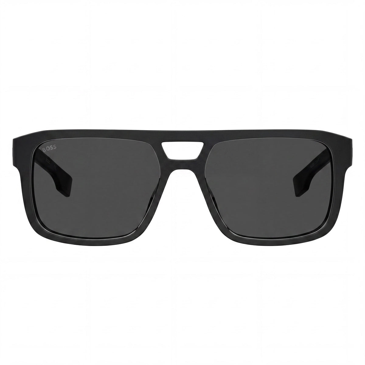 Gafas de sol rectangulares para hombre Hugo Boss 1648/S negras, 43 mm, Photo 2