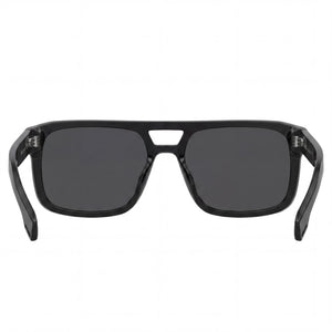 Hugo Boss Rectangle Sunglasses for Men — interior view, Non-Polarized lens detail