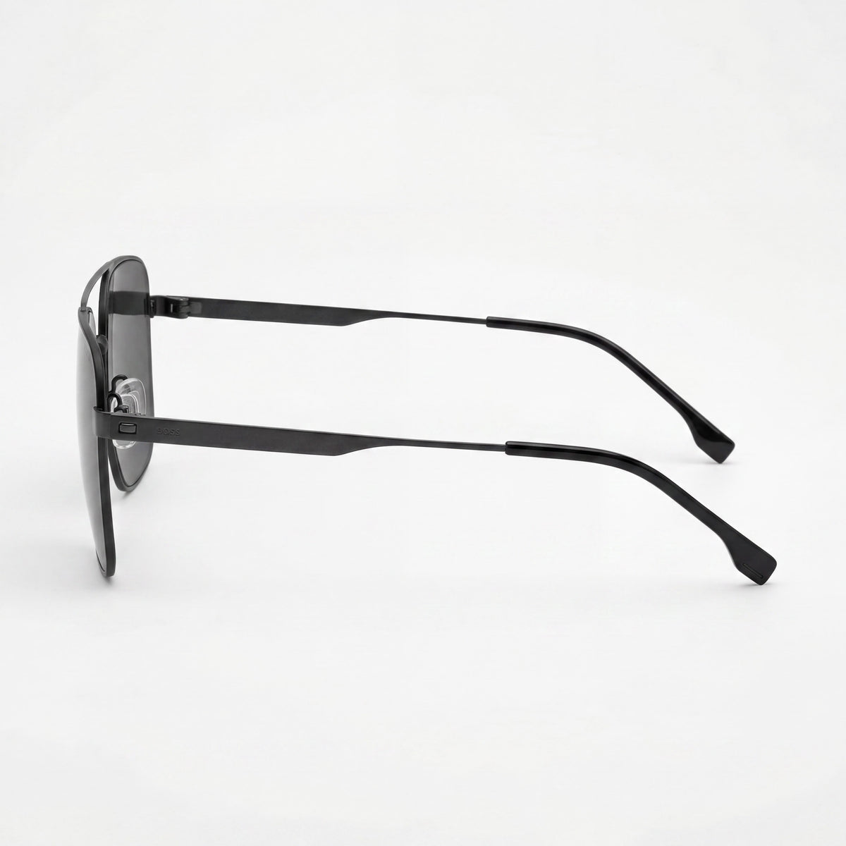Hugo Boss Ruthenium Black Rectangle Sunglasses for Women, 58mm, Photo 3