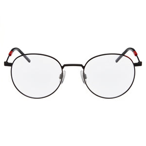 Hugo Boss Round Eyeglasses Unisex — front view, Metal