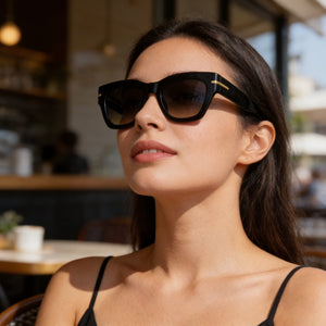 Hugo Boss Black Sunglasses Women — lifestyle wear, holiday photos and sightseeing days