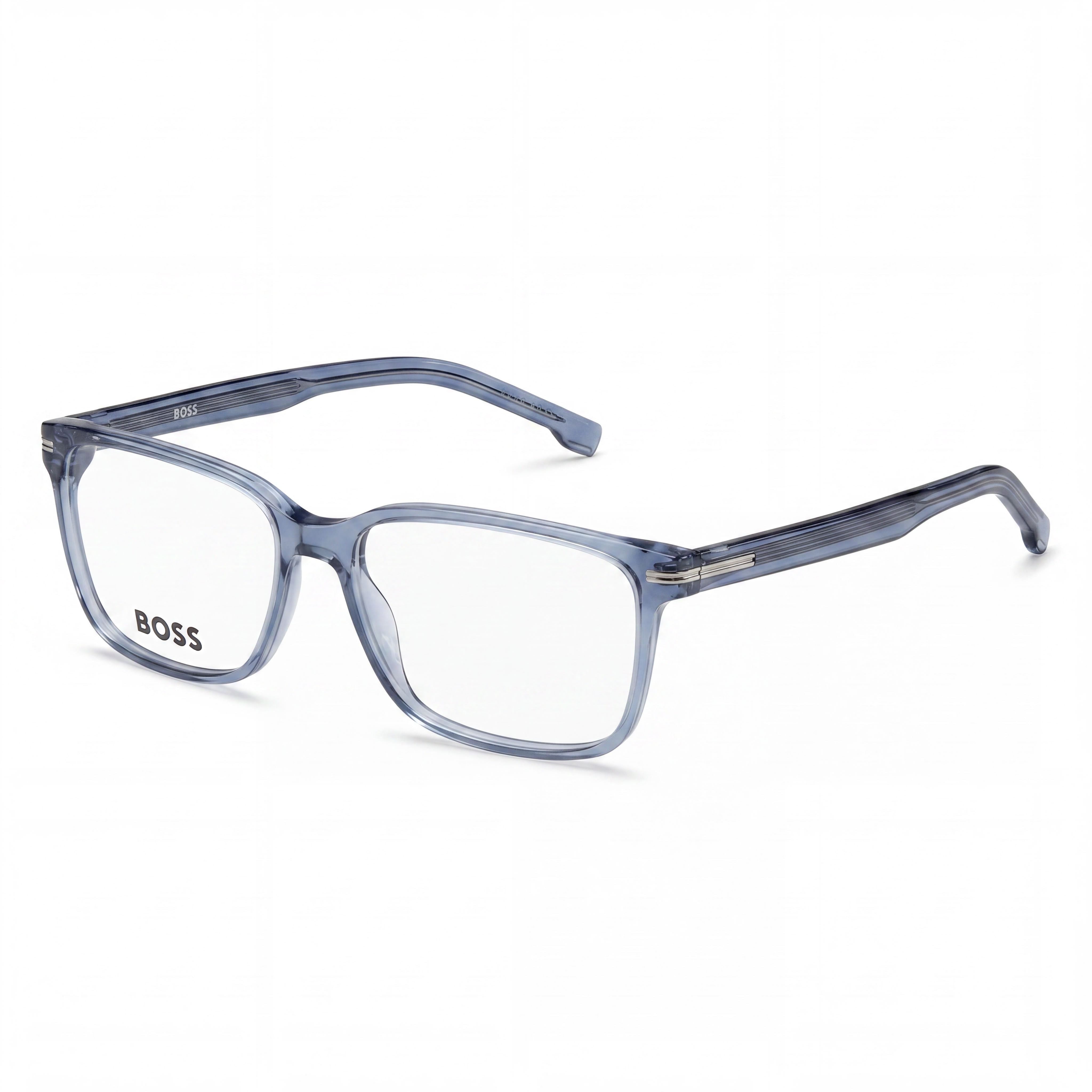 Gafas Hugo Boss Rectangulares Azules para Hombre, Acetato 57mm, Photo 1
