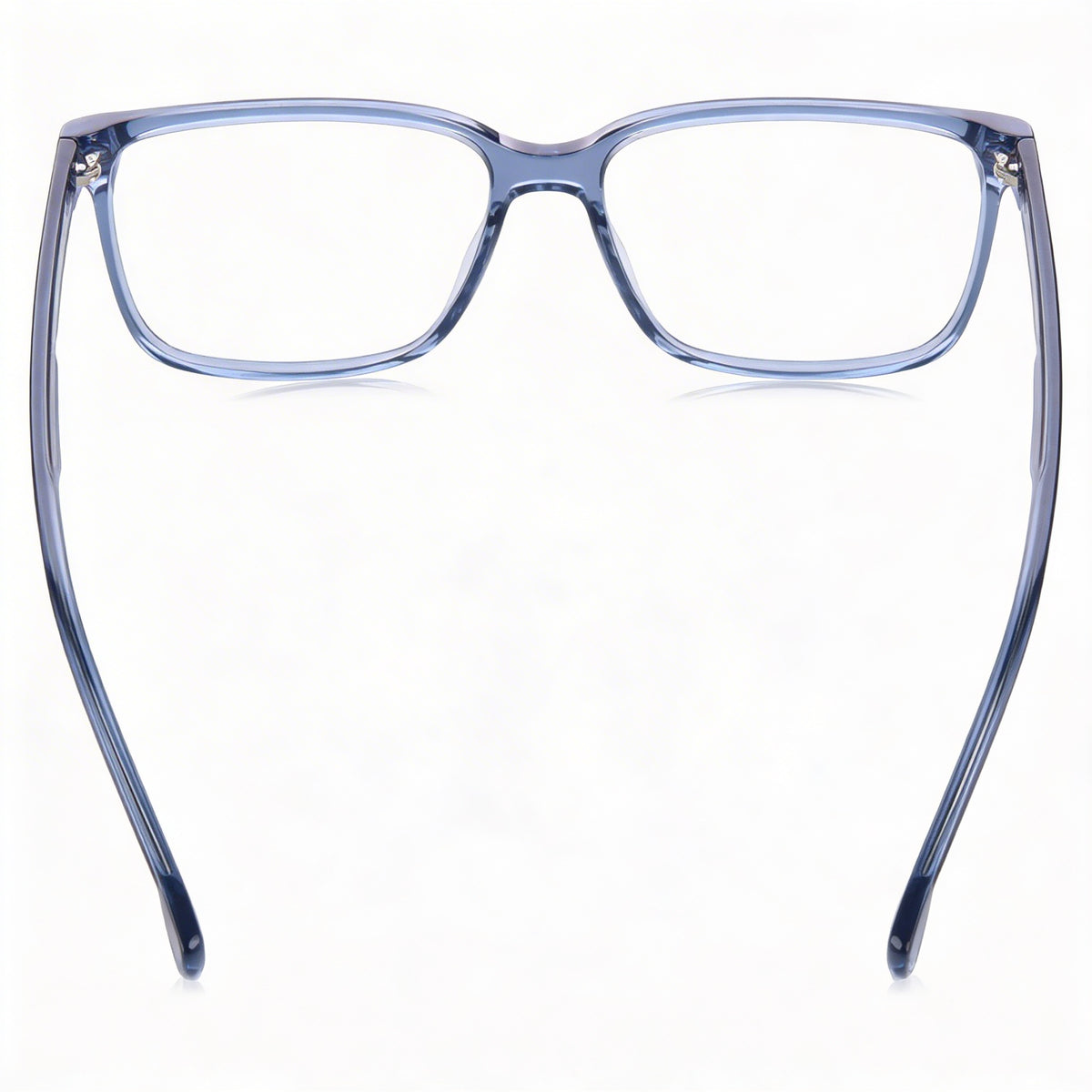 Gafas graduadas rectangulares Hugo Boss azules para hombre, 57 mm, Photo 4